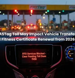 Unpaid FASTag Toll May Impact Vehicle Transfer NOC and Fitness Certificate Renewal from 2026